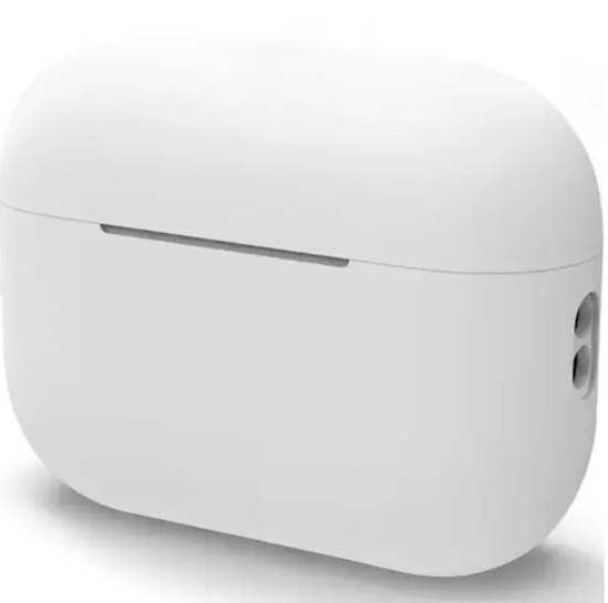 Силиконовый чехол TECHN для Airpods PRO силиконовый, белый