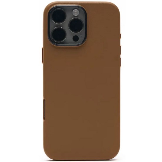 Задняя накладка KZDOO Noble Collection для iPhone 16 Pro Brown