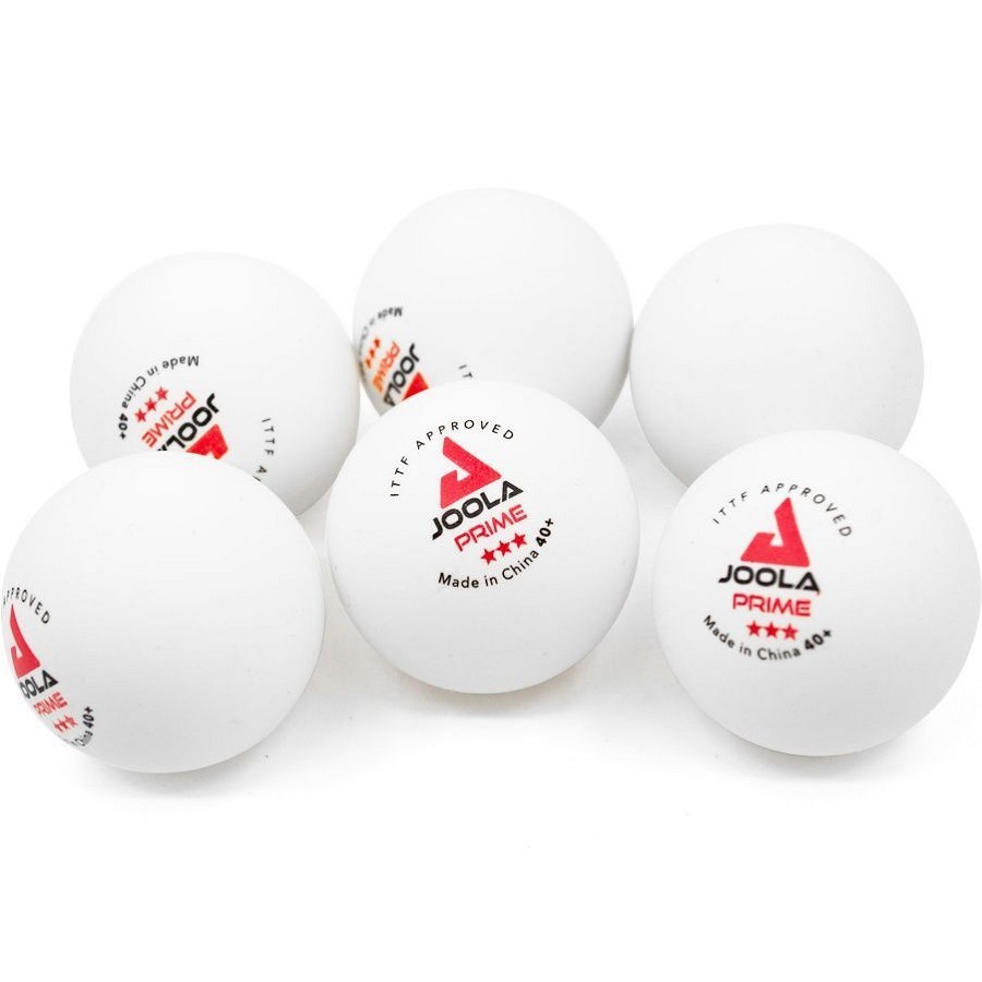 Мячи для настольного тенниса JOOLA 3*** Prime 40+, бел. 6 шт.