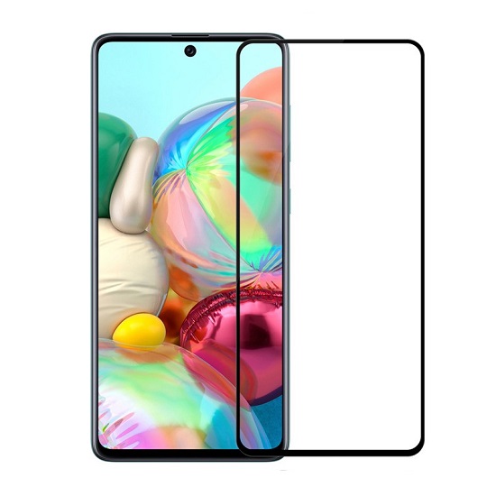 Противоударное стекло 5D ZIBELINO для Samsung Galaxy A12 черный