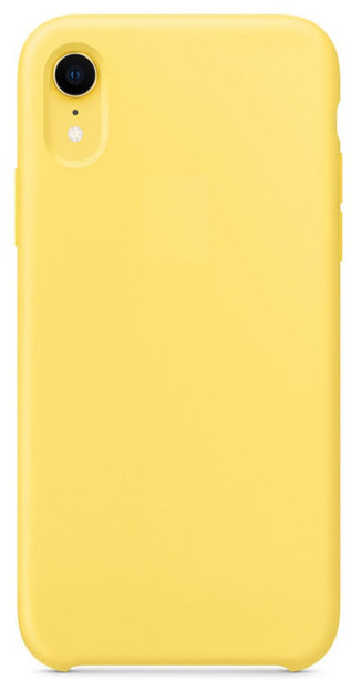Силиконовый чехол SILICONE CASE для Iphone XR №55 тёмно-жёлтая канарейка