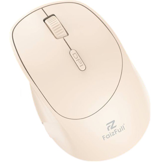 Мышь БП FaizFull M68 бежевая