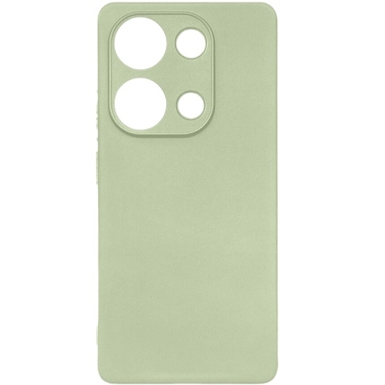 Силиконовый чехол DF для Poco M6 Pro (4G)/Xiaomi Redmi Note 13 Pro (4G) DF poCase-20 (light green)