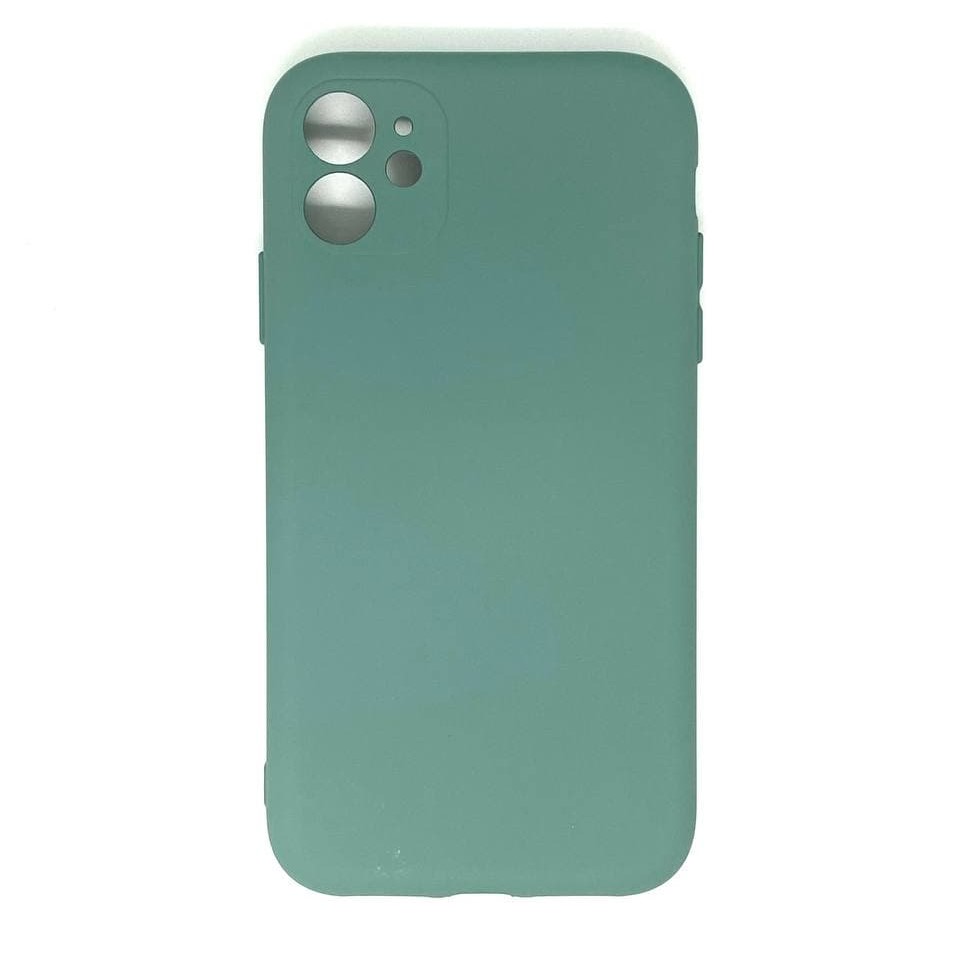 Силиконовый чехол NANO для iPhone 11 (зеленая сосна)