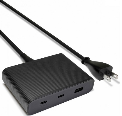 Сетевое ЗУ 2Type-С/1USB 65W/18W XIAOMI ZMI HA932 черный (EU)