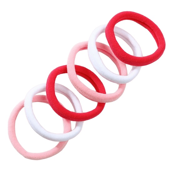 Резинка для волос «Цветные», 6 шт., микс