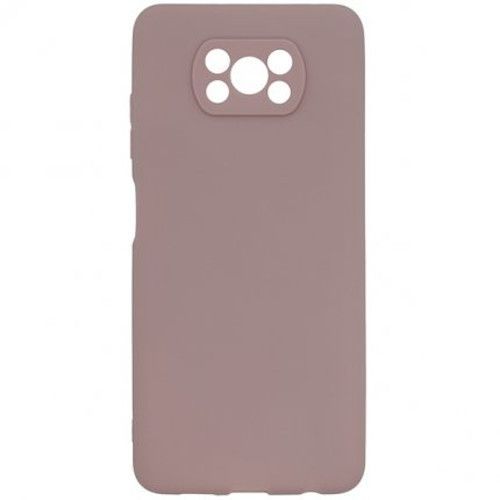 Задняя накладка ZIBELINO Soft Matte для Xiaomi Poco X3/X3 Pro (пыльно-розовый) защита камеры