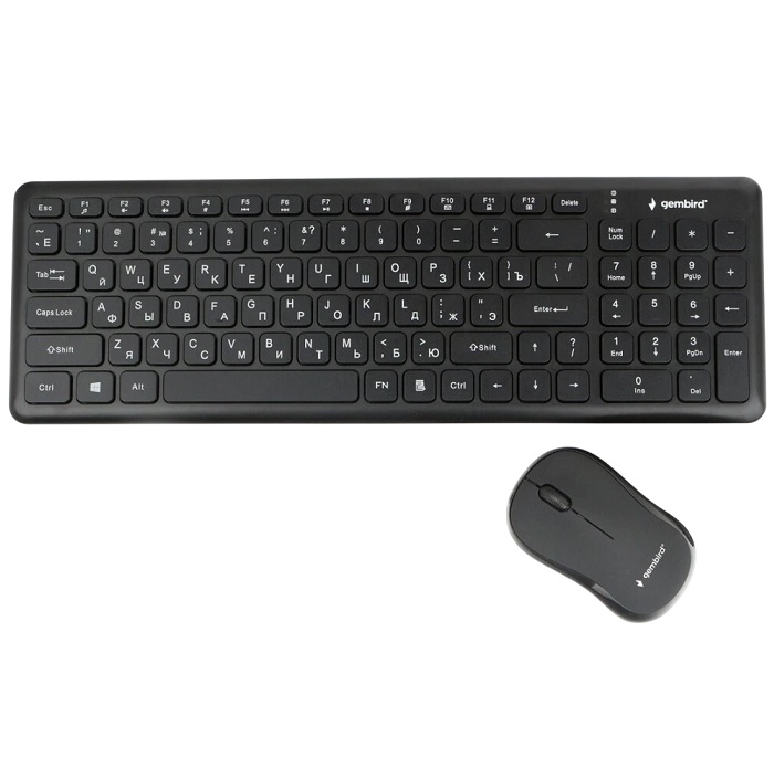 Клавиатура+мышь GEMBIRD KBS-9200, черный