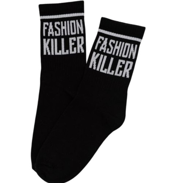 Фэшн носки женские  (комплект 1 пара) (23-25, черный)