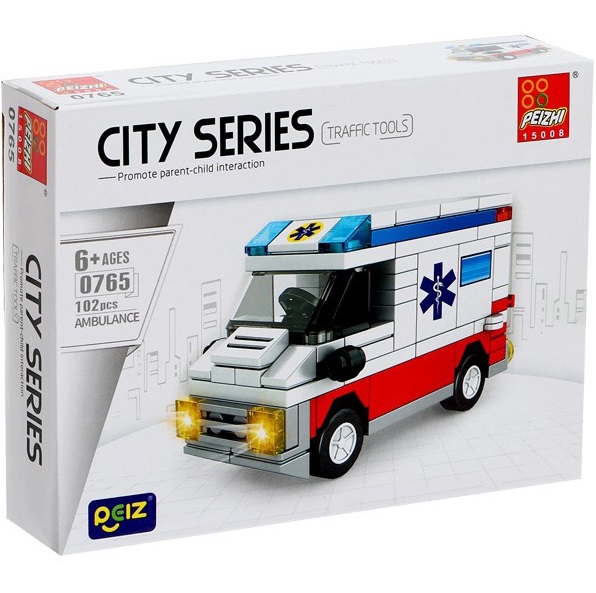 Конструктор PEIZHI Город «Техника», 102 детали 10862689