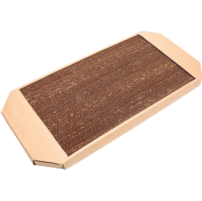 Когтеточка-лежанка для кошек из гофрокартона "Пижон", 49 х 23 х 2,5 см, КРАФТ  9212829