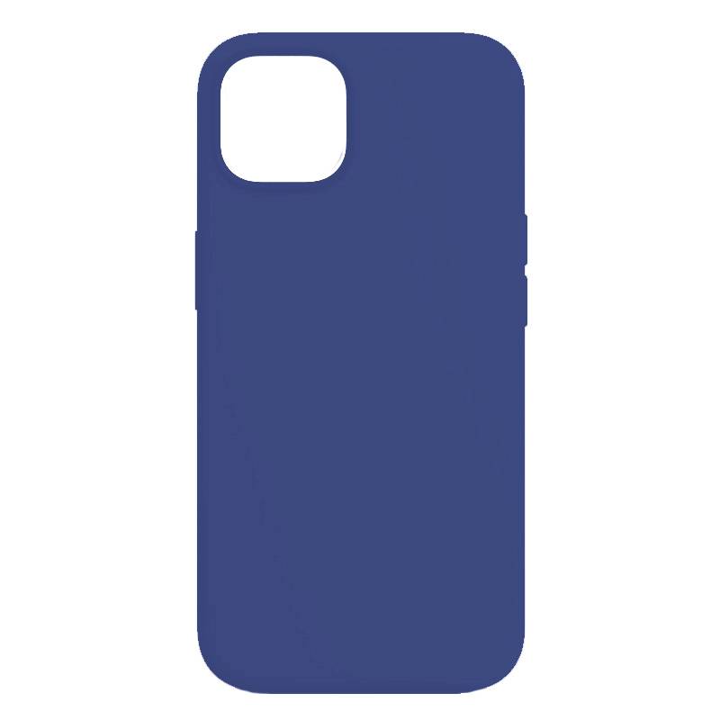 Силиконовый чехол STR для iPhone 13 тонкий (синий)