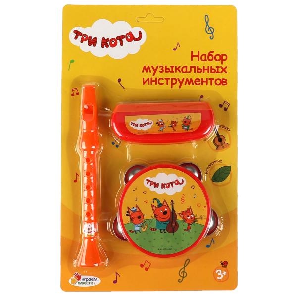 Набор музыкальных инструментов Три Кота ИГРАЕМ ВМЕСТЕ 394385