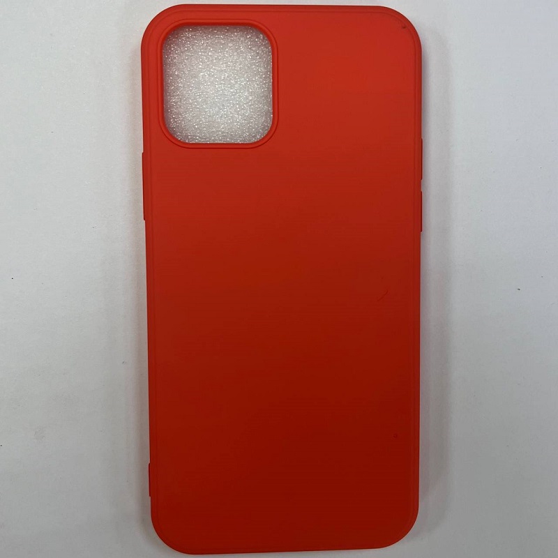 Силиконовый чехол SILICONE CASE NEW ERA для iPhone 12/12 Pro оранжевый