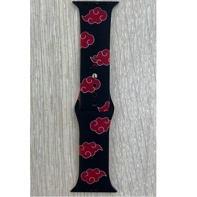 Силиконовый ремешок для Apple watch 42/49мм с рисунком