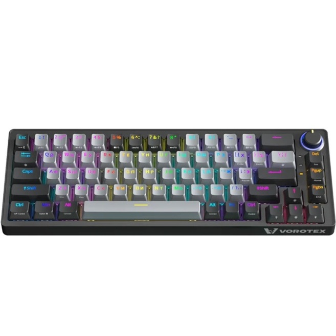Клавиатура VOROTEX K680 PRO, HUANO Matcha Latte Switch Графит