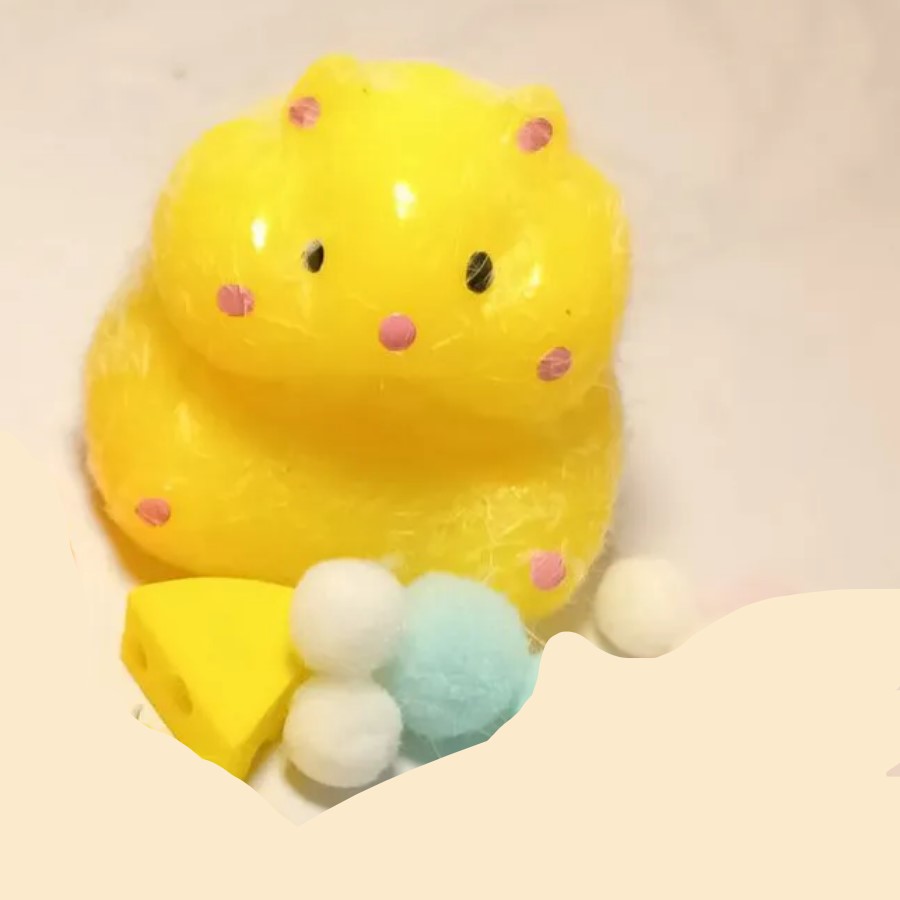 Игрушки Антистресс Хомяк на блистере