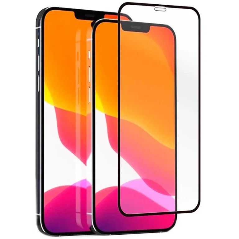 Противоударное стекло 3D NONAME для iPhone 14 Pro, матовое, черное