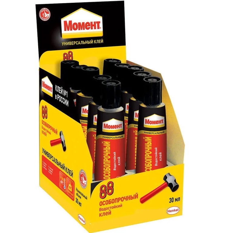 Клей МОМЕНТ 88 30 мл, в шоу -боксе (1139012)