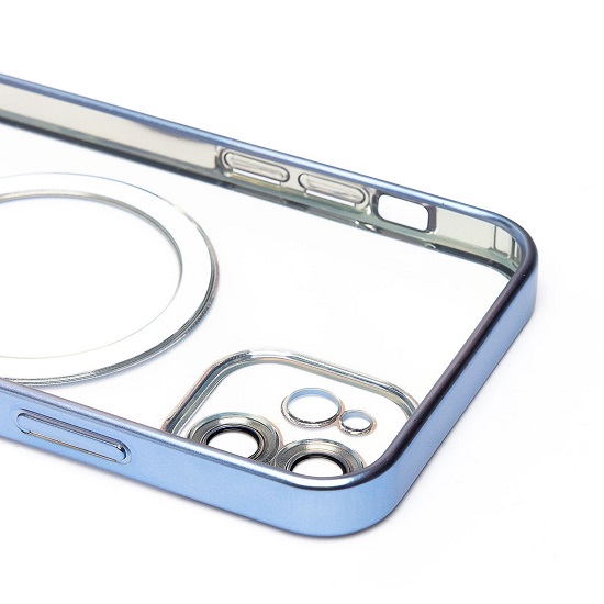 Задняя накладка SM027 SafeMag для iPhone 12 (blue) (232386)