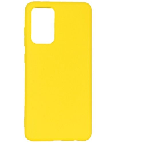 Силиконовый чехол XIVI для Samsung  Galaxy A72 (2021), TPU Color, матовый, жёлтый