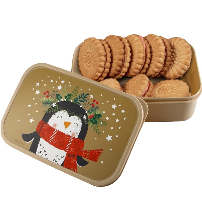 Ланч-бокс «Пингвин» Новый год 1200 мл