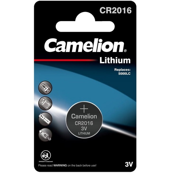 Элемент питания CAMELION CR2016 BL-1