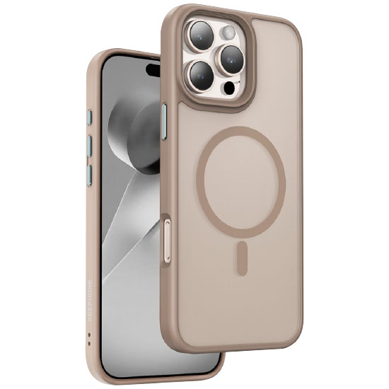 Задняя накладка KEEPHONE MAGO PRO MAGSAFE CASE для iPhone 16 PRO MAX DESERT