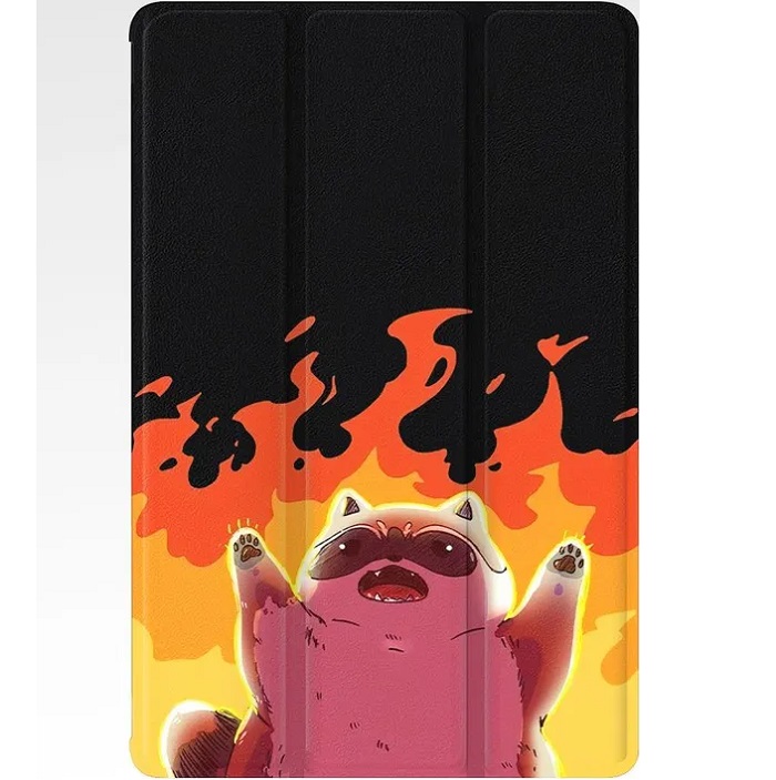 Чехол футляр-книга ZIBELINO для Xiaomi Pad 7/7 Pro 11.2" (черный) 8034 ЕНОТ ОГОНЬ