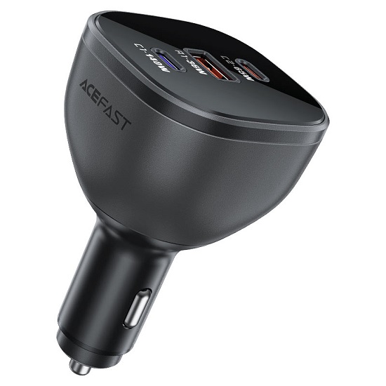 Авто ЗУ 1USB/2Type-CACEFAST B14 черный, 165W