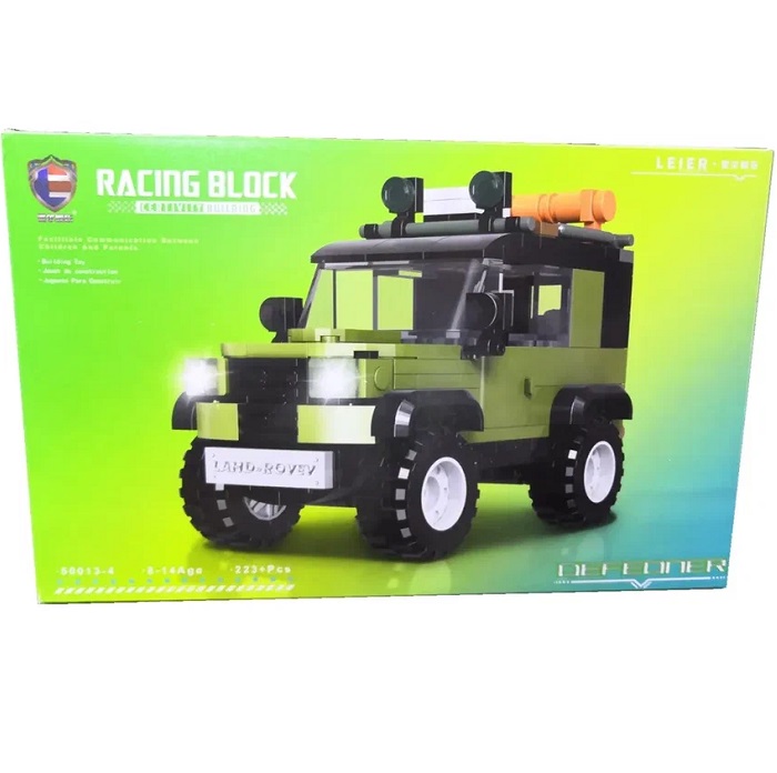 Конструктор "Внедорожник" с инерционным механизмом, 223 детали, в/к 30*19*6,7 см