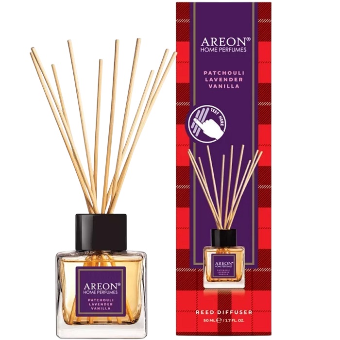 Ароматизатор AREON TARTAN (Patchouli-Lavender-Vanilla / Пачули-Лаванда-Ваниль) 50мл