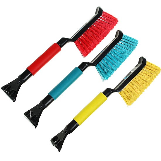 Щетка для снега Black&Blue ВВ1004, мягкая ручка, 42 см