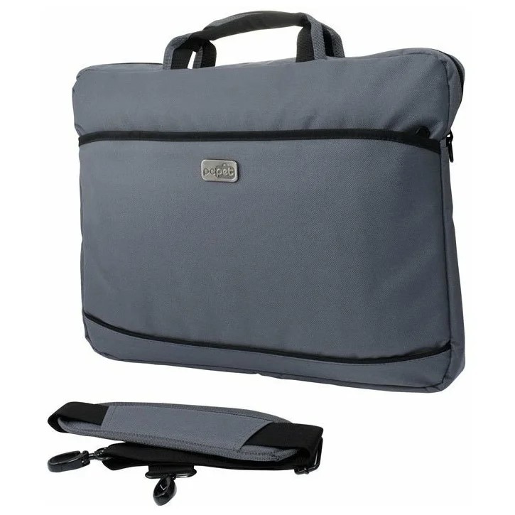 Сумка для ноутбука 17" PC Pet 600D серый нейлон (PCP-A1317GY)