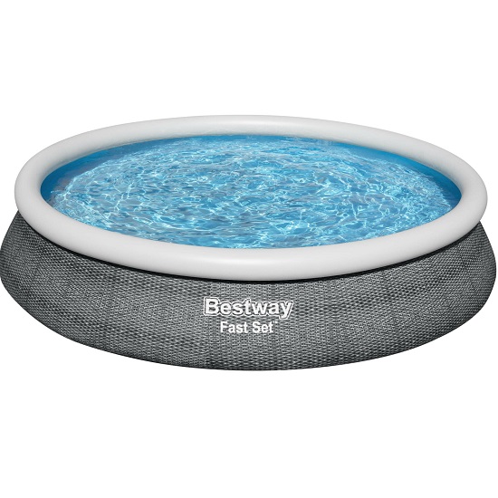 Бассейн надувной BESTWAY 57313, Fast Set 457х84см, 9677л, фил.-насос 2006л/ч
