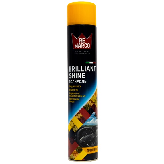 Полироль пластика REMARCO Brilliant Shine TUTTI FRUTTI, 750мл