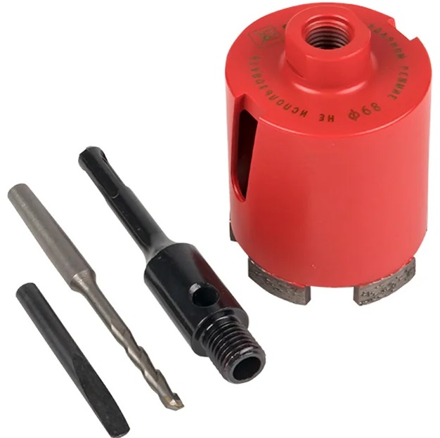 Коронка алмазная 68мм Laser DCH-68 M16 SDS-Plus EKF Expert