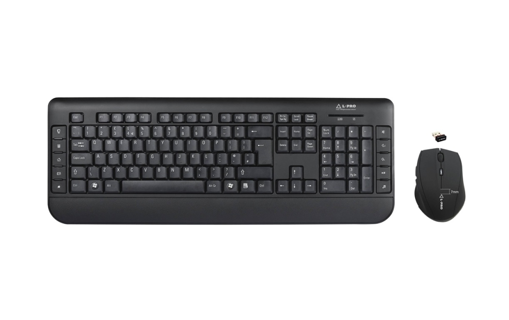 Клавиатура+мышь L-PRO 99606/1252, радио, USB, черный