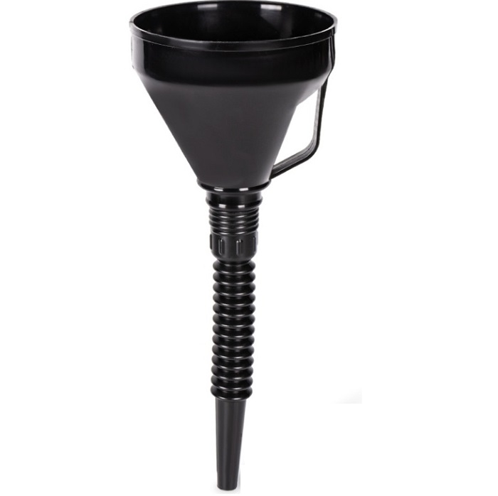 Воронка непроливайка с гибким носиком AVS OFN-135 (D-135мм, L-370мм)(латун.сетч.фильтр)