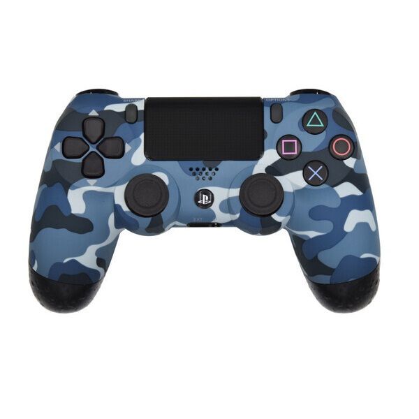 Геймпад БП для SONY PS4 Dual Shock Camouflage Blue (не оригинал) (в техпаке)