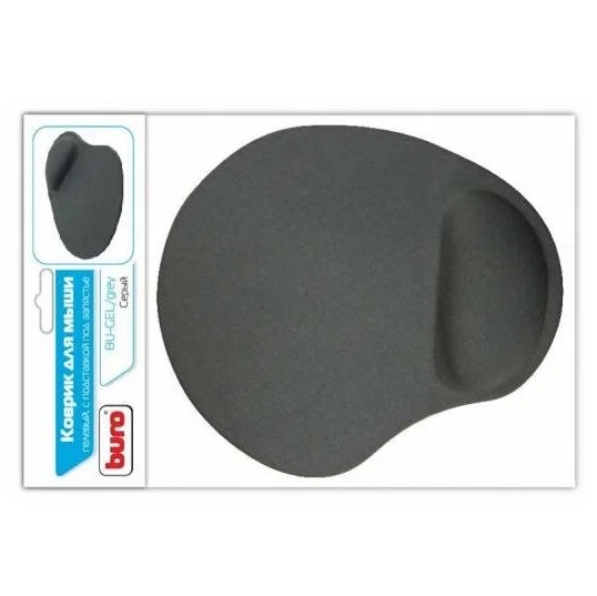 Коврик BURO BU-GEL серый