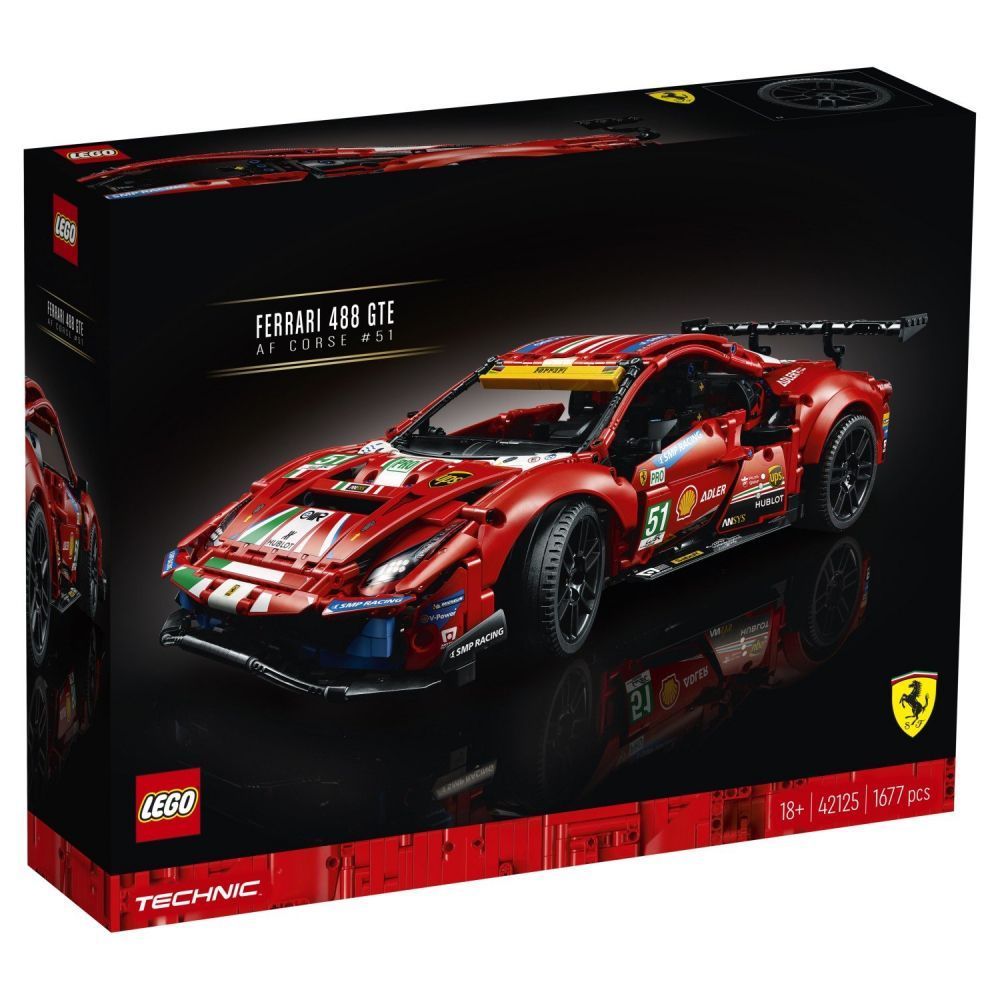 Конструктор LEGO Technic 42125 Ferrari 488 GTE "AF Corse #51" УЦЕНКА 2