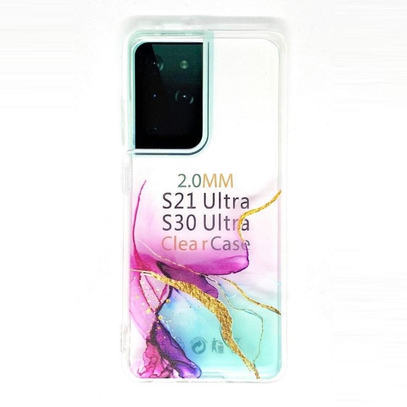 Силиконовый чехол  Monarh Lusid Series для Samsung Galaxy S21 Ultra (Мятный)