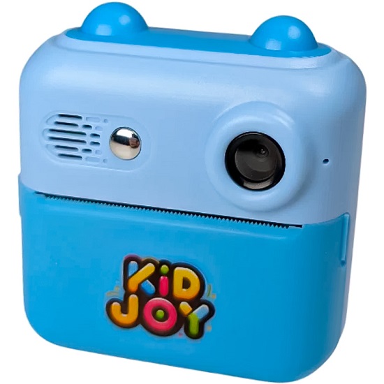 Детская камера c печатью фотографий Kid Joy Print Cam 2,4'' HD экран, (KDJ-P7B) голубая