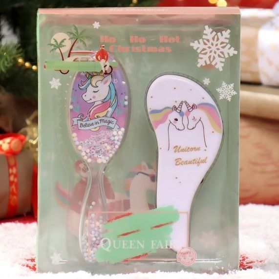 Подарочный набор «Christmas Magic», 2 предмета: массажные расчёски, рисунок МИКС