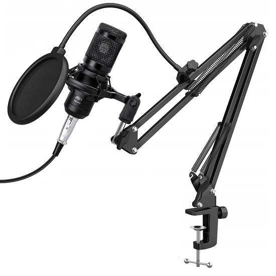 Микрофон конденсаторный JBH BM800 черный