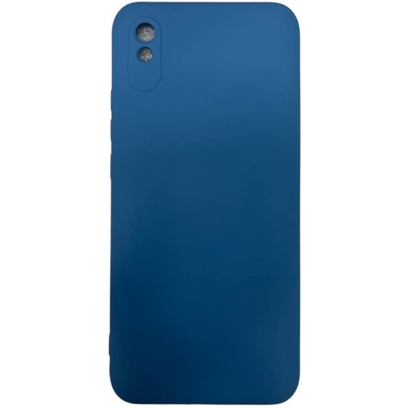 Задняя накладка SILICONE COVER для Xiaomi Redmi 9A №20 Серо-голубой