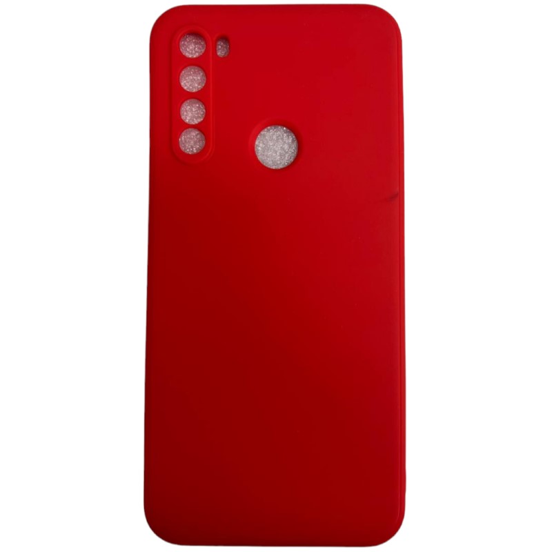 Задняя накладка ZIBELINO Soft Matte для Xiaomi Redmi Note 8T (красный) с микрофиброй