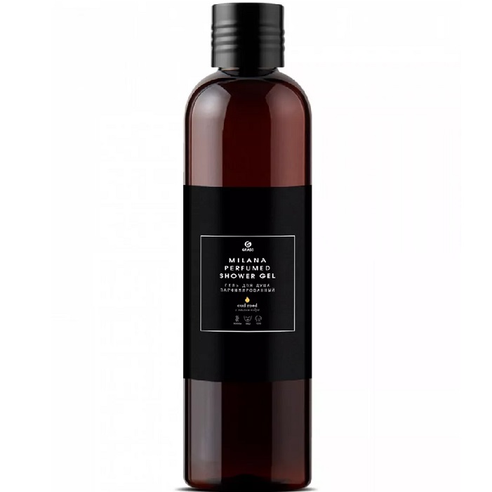 Гель для душа парфюмированный GRASS Milana "Oud Rood" (флакон 350мл) 125659