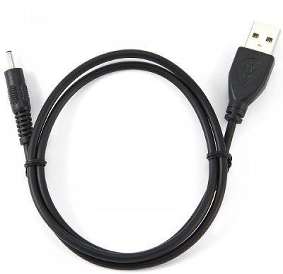 Кабель USB <--> Jack 2.5  1м черный